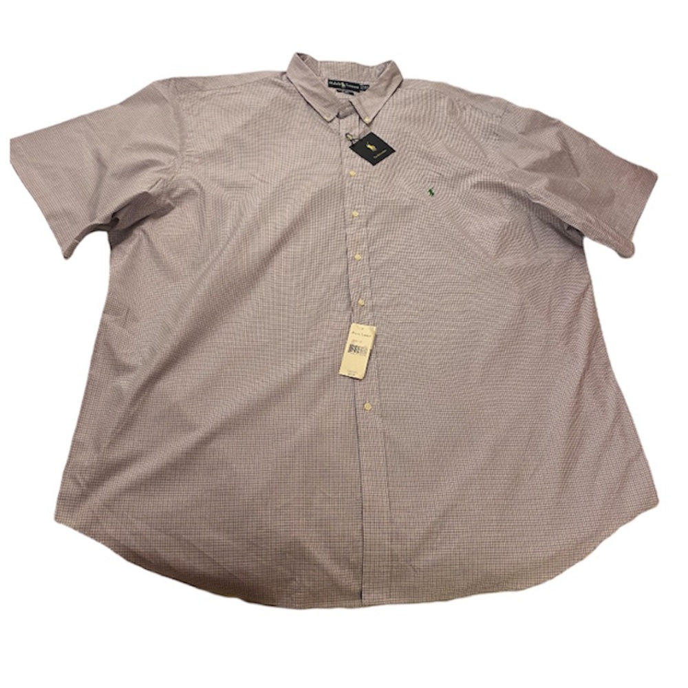 Ralph Lauren Blake, Plaid button down, 4XL, brand new with tag, $70